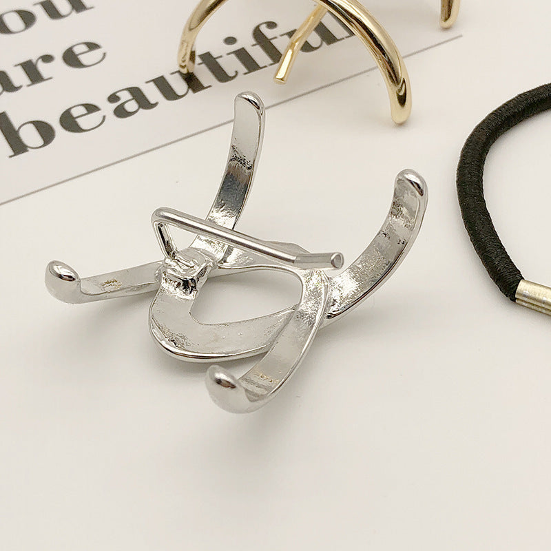 Modern Geometric Hair Clip / Hair Tie Set Ponytail Hair Hook Alloy Simple Stylish Hair Accessories