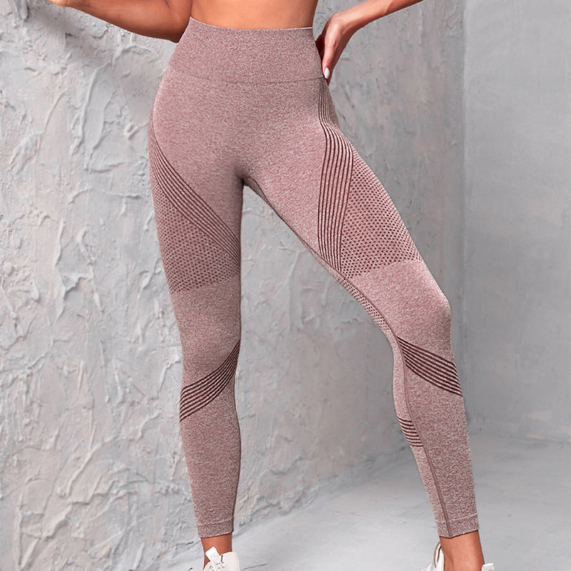 Textured Seamless Leggings – Sculpt, Lift & Perform in Style High Waist Seamless Yoga Pants Women's Solid Color Dot Striped Print Butt Lifting Leggings Fitness Running Sport Gym Legging Outfits