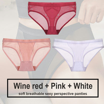 Polyester Seamless Panty Three Piece Set Women's