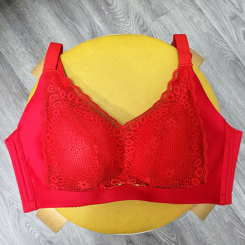 Full Coverage Lace Bra with Wide Straps - Multiple Colors Super Thick Bra For Women