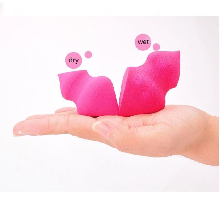 Magenta Heart-Shaped Beauty Blending Sponge Puff Multi-shape