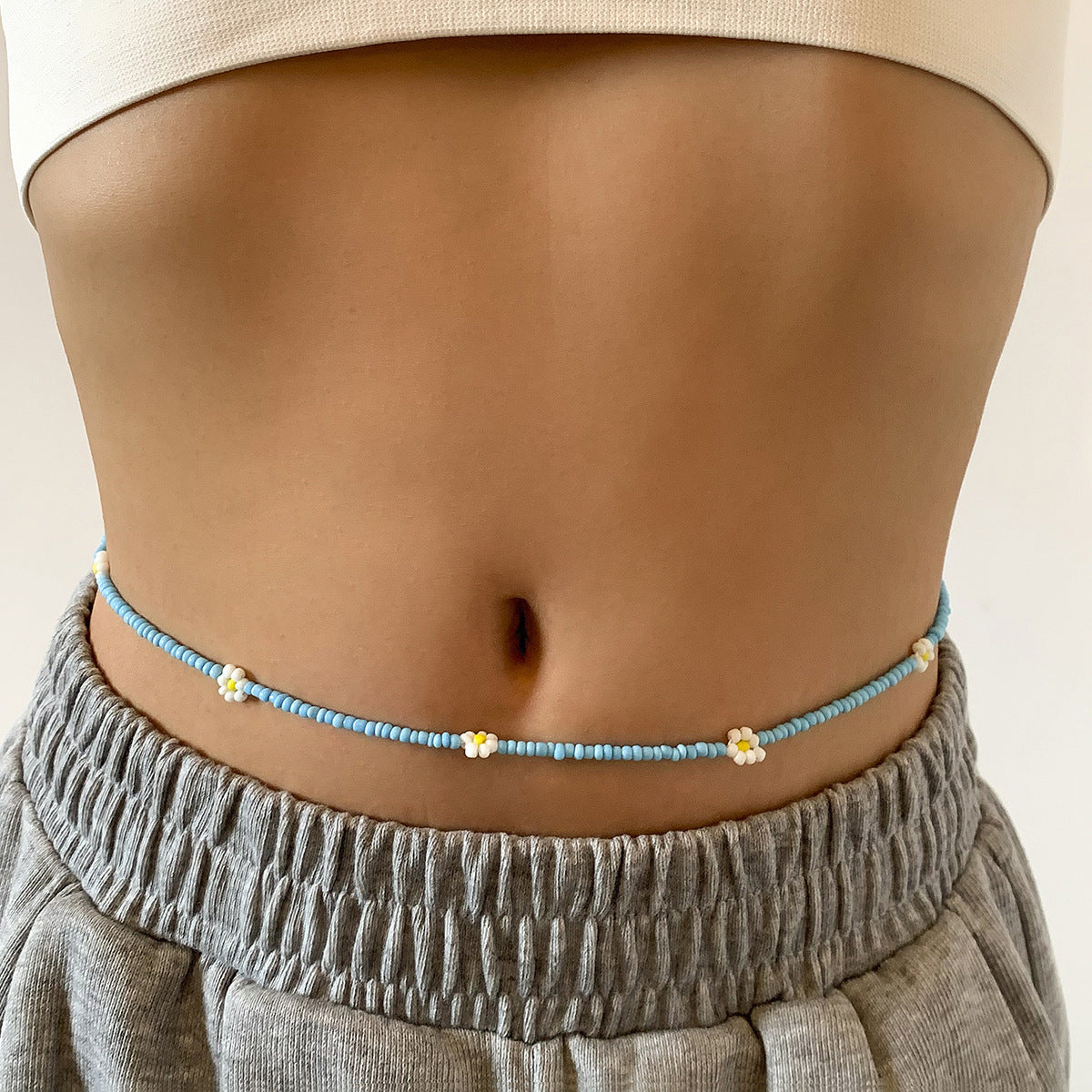 Dainty Seed Bead Waist Chains | Bohemian Beaded Belly Chains