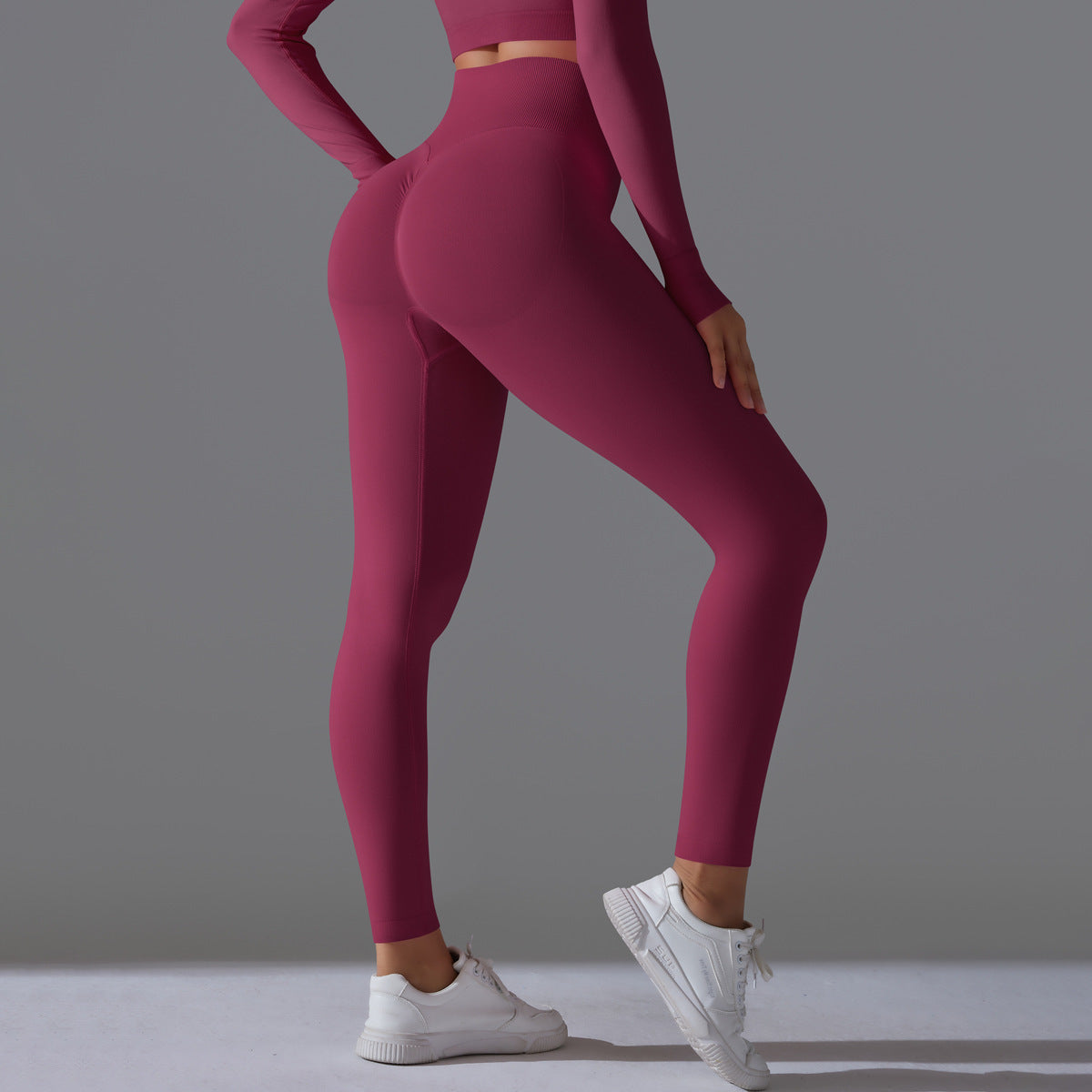 Sculpted Seamless Scrunch Leggings – Bold Fit, Maximum Curve Seamless High Waist Nude Feel Yoga Pants Female Slim Fit Fitness Pants
