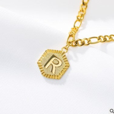 Customized Alphabet Letter Anklet Gold Color Foot Chain Bracelet For Women