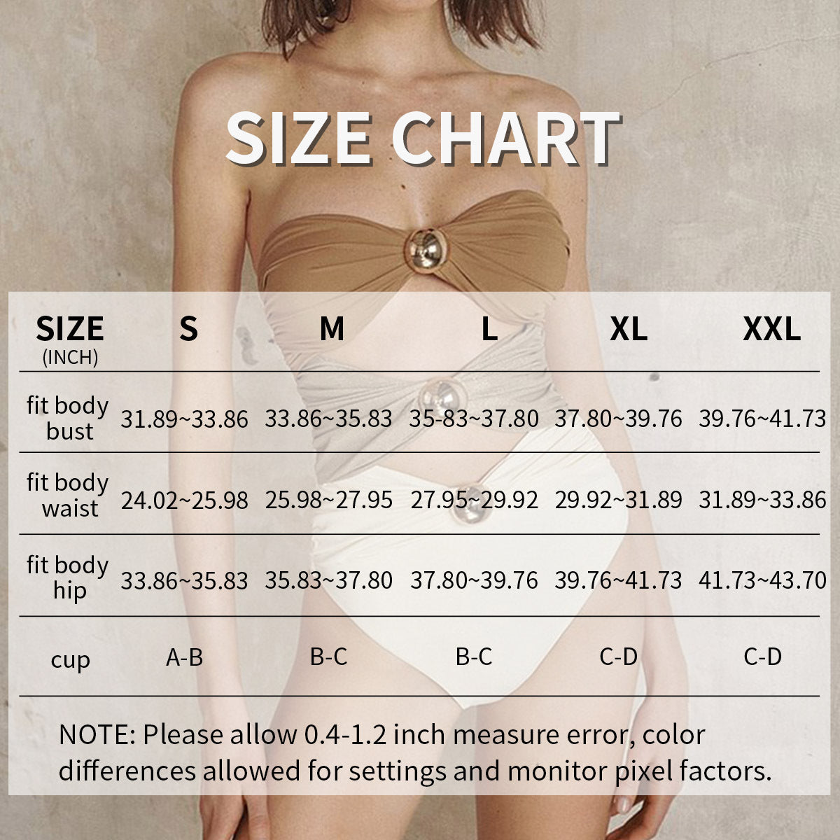 Women's Cut Out Colorblock One Piece Swimsuit Ruched Swimwear Bathing Suit With Removable Straps