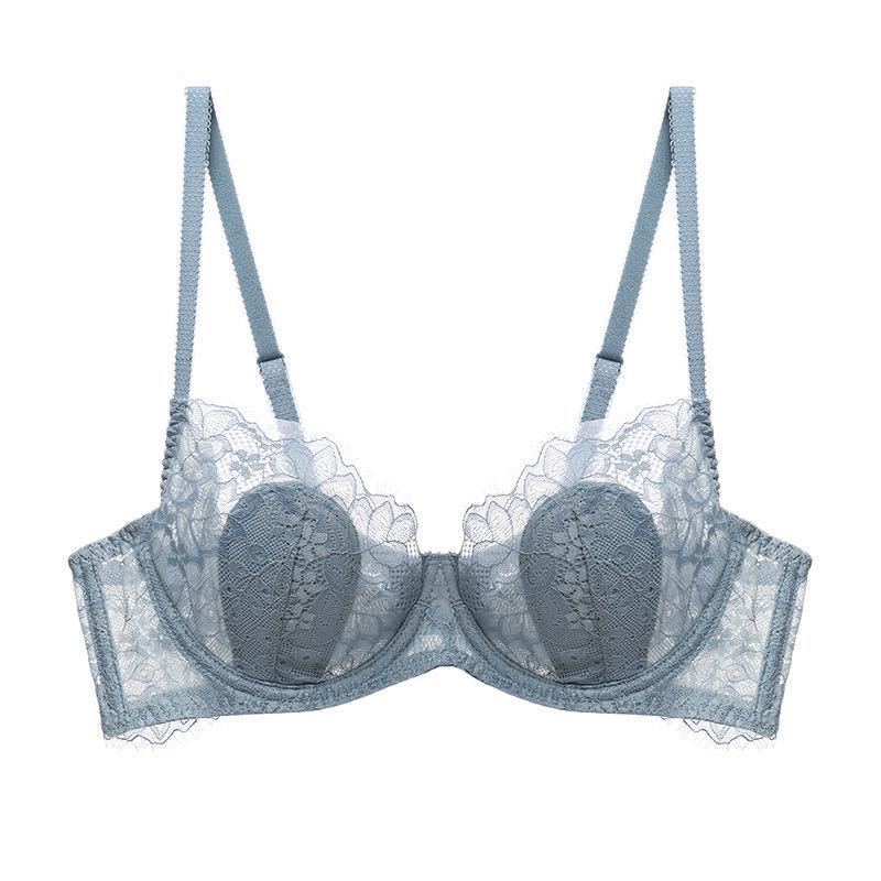 Comfortable & Supportive Lace Lingerie Bra Lace Ultra-thin Transparent Bra