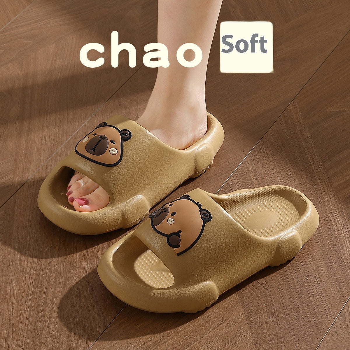 Cartoon Slippers Indoor Non-slip Bathroom Slipper Fashion House Shoes For Women's