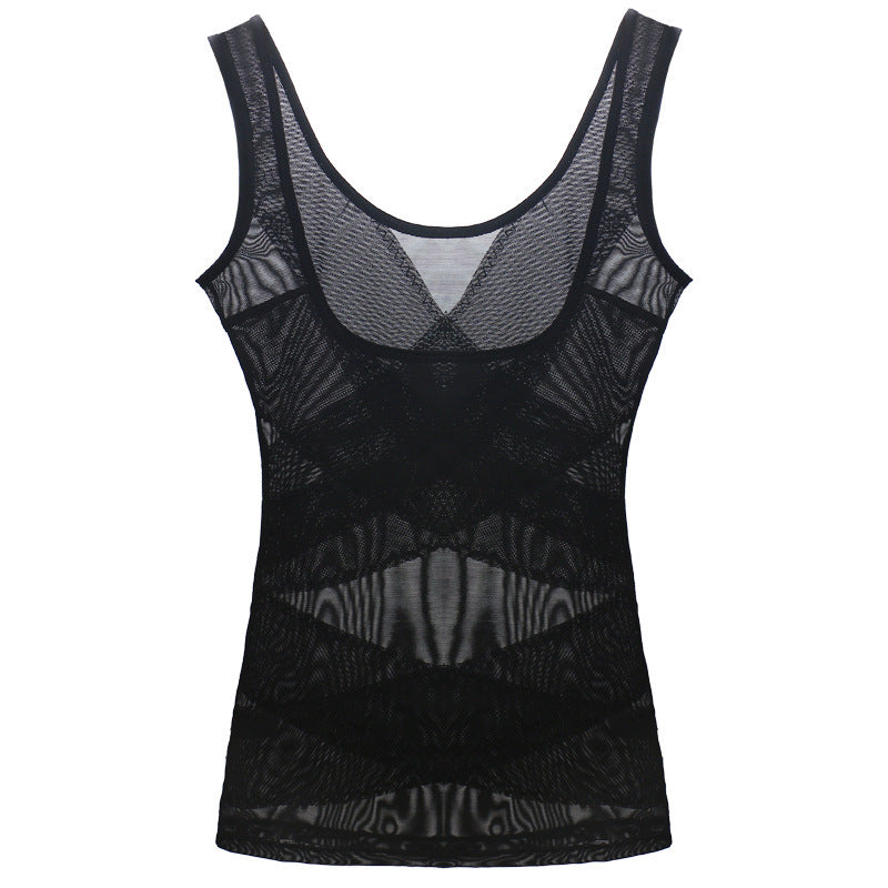 Seamless Ribbed Knit Scoop Neck Tank Top Postpartum Belly Bra and corset underwear