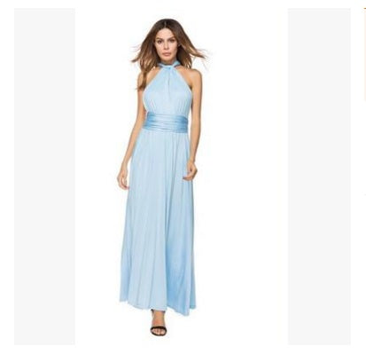 Sexy Long Party Dress Club Floor-Length Summer Backless Bandage Maxi Dress Multiway Bridesmaids Boho Women's