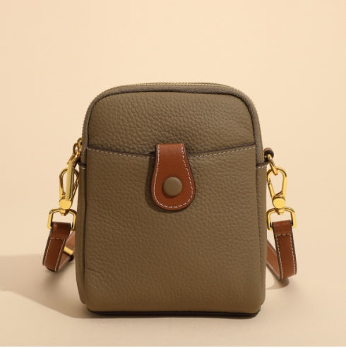 Mini Crossbody Bag – Sleek, Stylish & Surprisingly Spacious Lychee Pattern Mobile Phone Bag Small High Quality Leather Crossbody Bags For Women Wallet