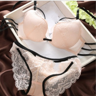 Sexy Strappy Bra & Panty Lingerie Set Chic & Trendy Two Piece Lingerie Set Bra Set