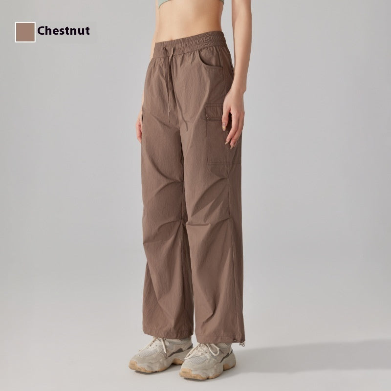 Element-Proof Utility Pants Three-proof Tactical Pants Loose Straight Sports Pants Female
