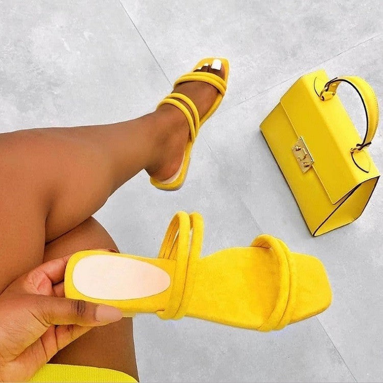 Slide Into Luxe Comfort Slippers women flat bottom word wrap slippers
