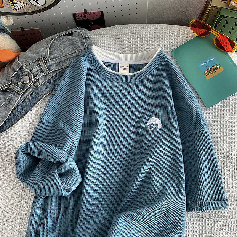 Casual Oversized Graphic Sweatshirt - Cozy Unisex Streetwear Summer Student Korean Style Loose Top
