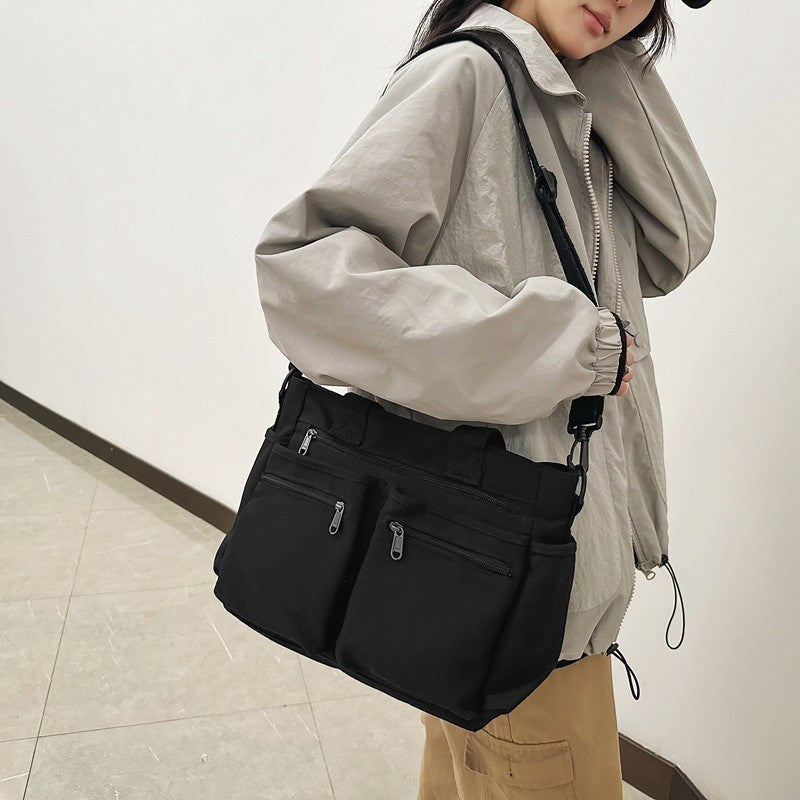 Casual & Chic Everyday Work / Travel Bag with Zipper Closures Women's Fashion Casual Simple Messenger Bag