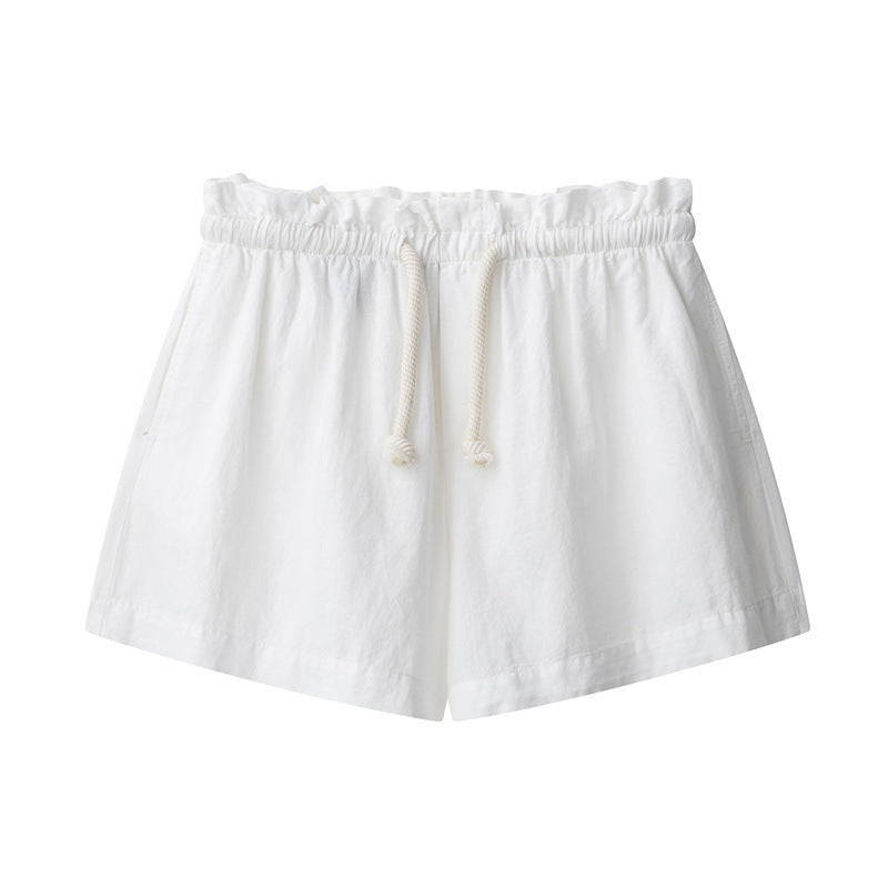 White Cape Loose Full Sleeves Shirt and Short For Women's