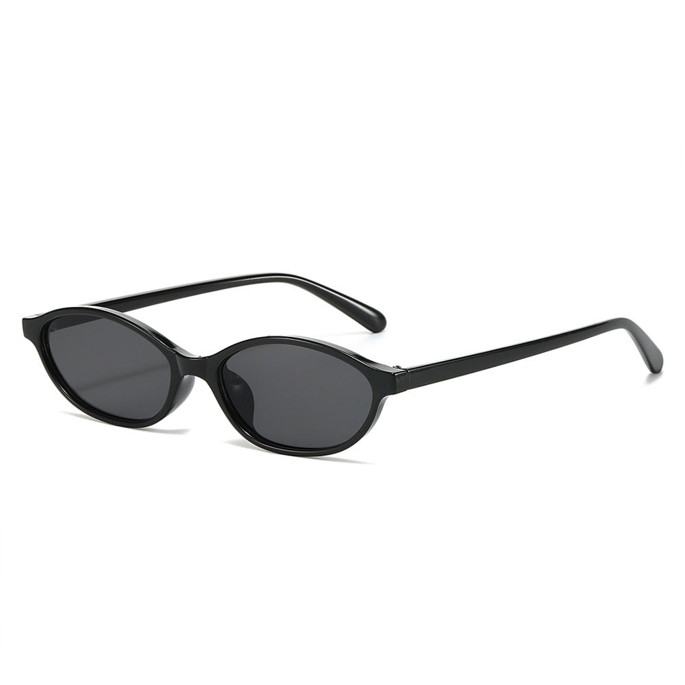 Retro Oval Frame Sunglasses European And American Vintage Sunshade Sunglasses