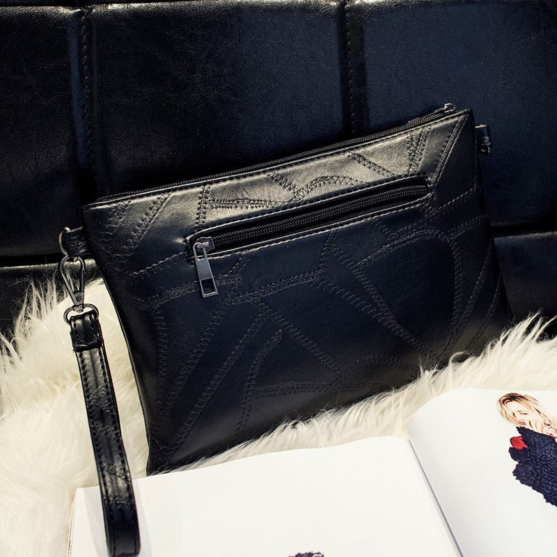 Black Clutch Bag All-Match Portable Should Bag Women's