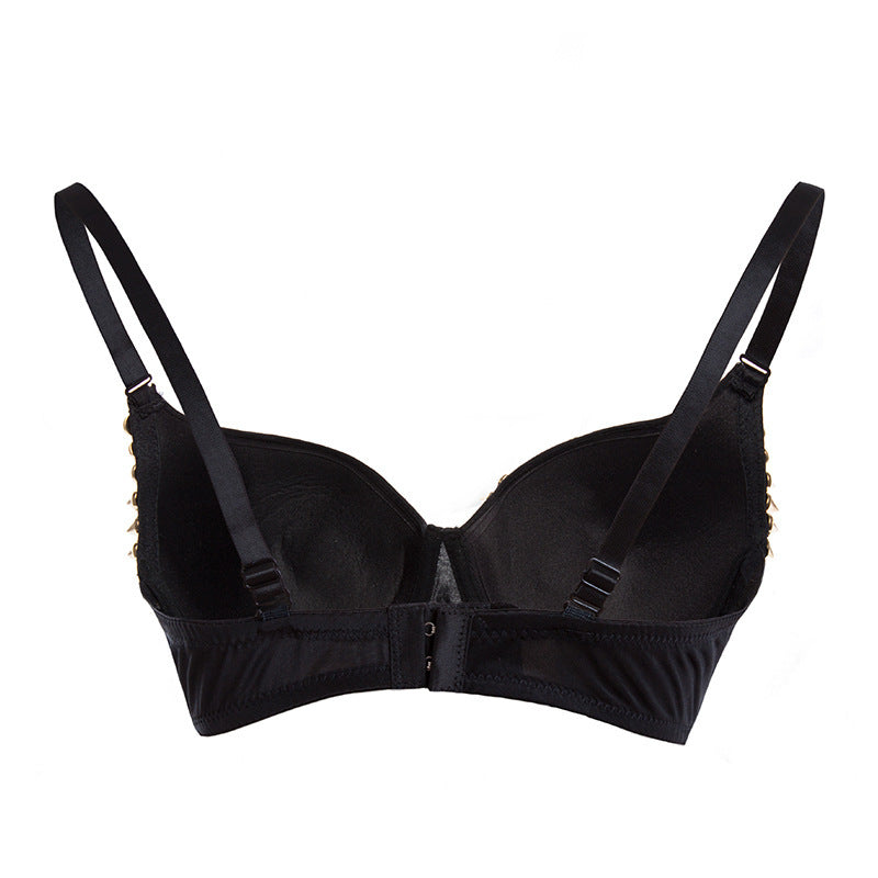 Embellished Skeleton Hand Bra - Goth & Punk Style Lingerie Top Women Nightclub Black Finger Bra