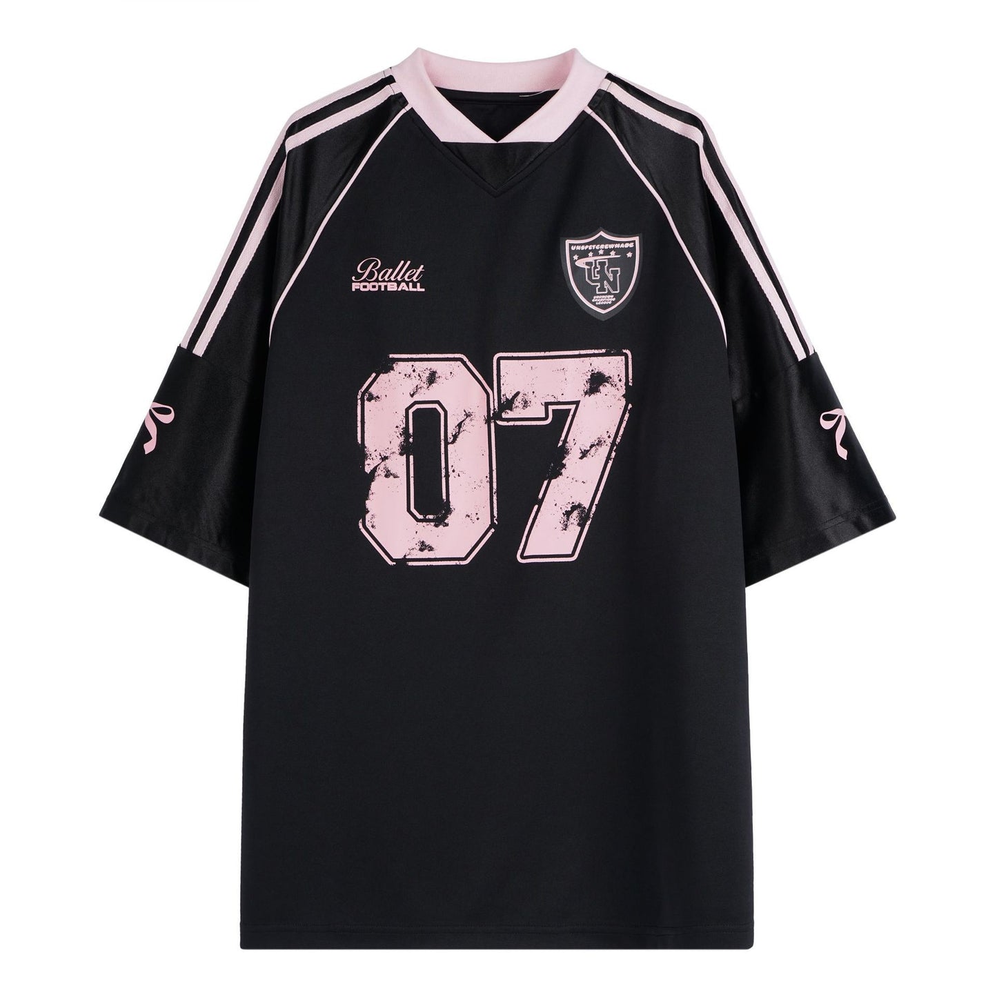 Casual Baseball Collar T-shirt In Contrast Color Women
