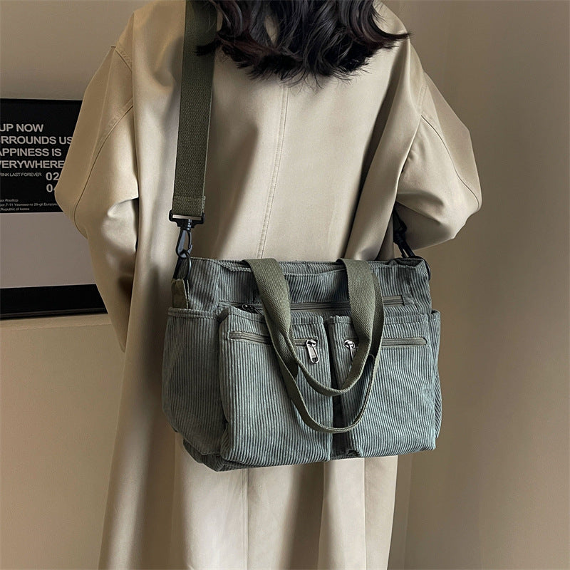 Casual & Chic Everyday Work / Travel Bag with Zipper Closures Women's Fashion Casual Simple Messenger Bag