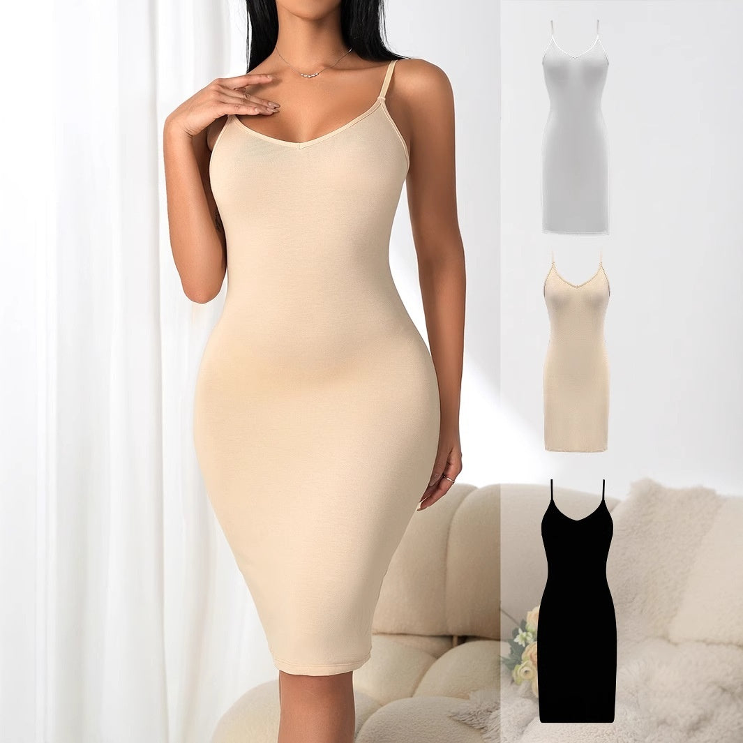 Sling Hip-lift And Belly Shaping Women's Bodycon Shaping Dress