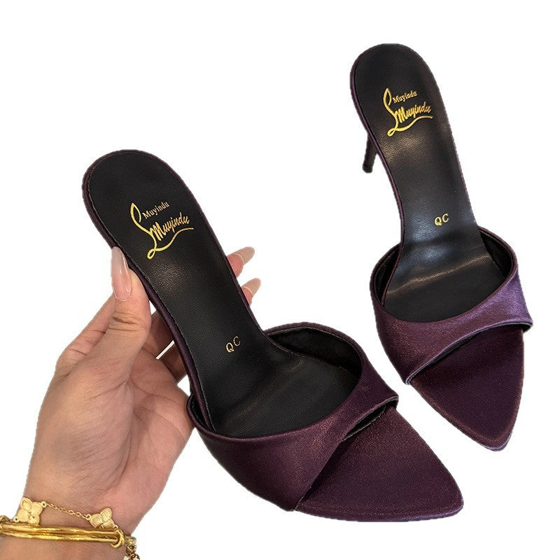 High Heels Pointed Toe Strap Stiletto Sandals For Women's