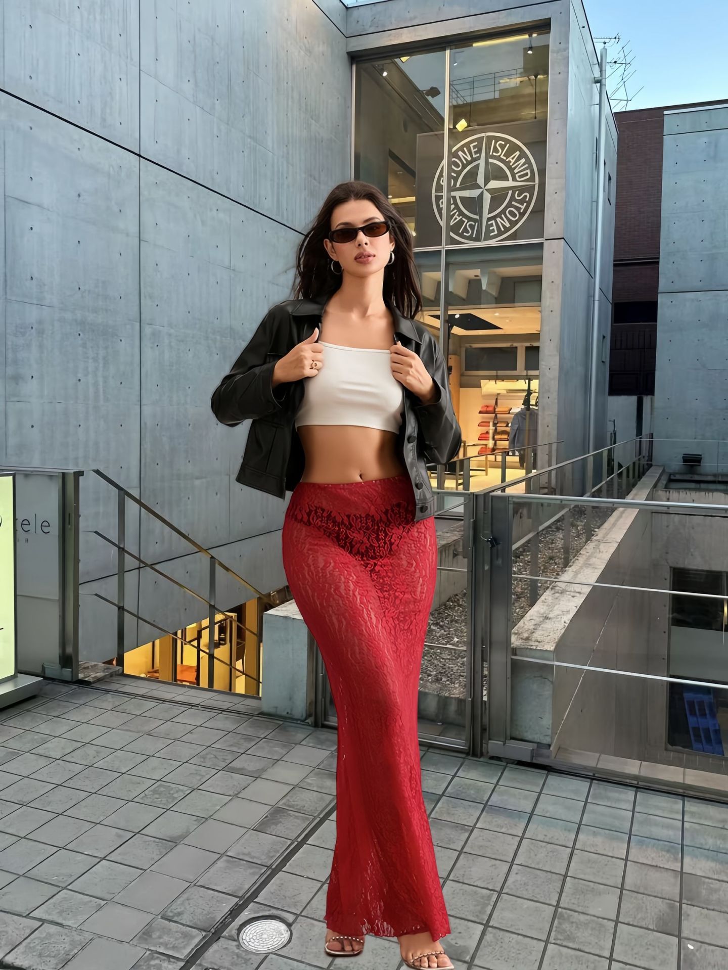 Fashion Personality Lace Slim Fit Skirt For Women