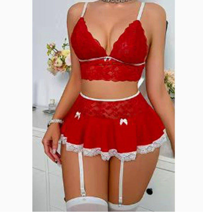 Sexy Pajamas Cutout Sling Top Shorts Home Wear Two-piece Set