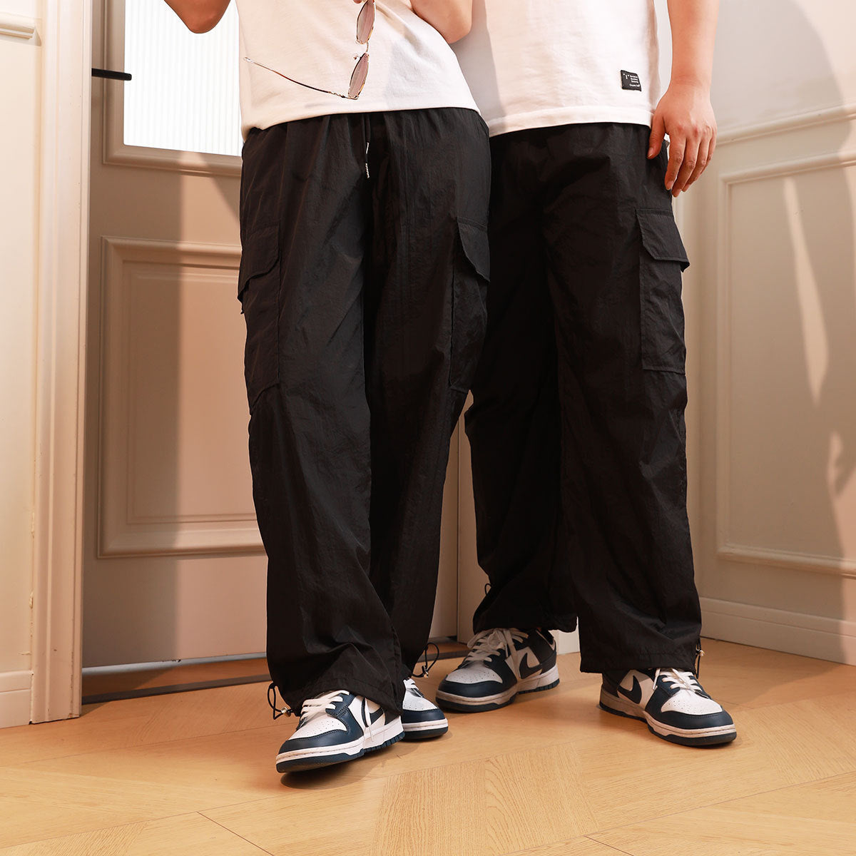 Everyday Easy Cargo Pants Ankle Banded Working Pants Loose All-match Wide Leg Pants