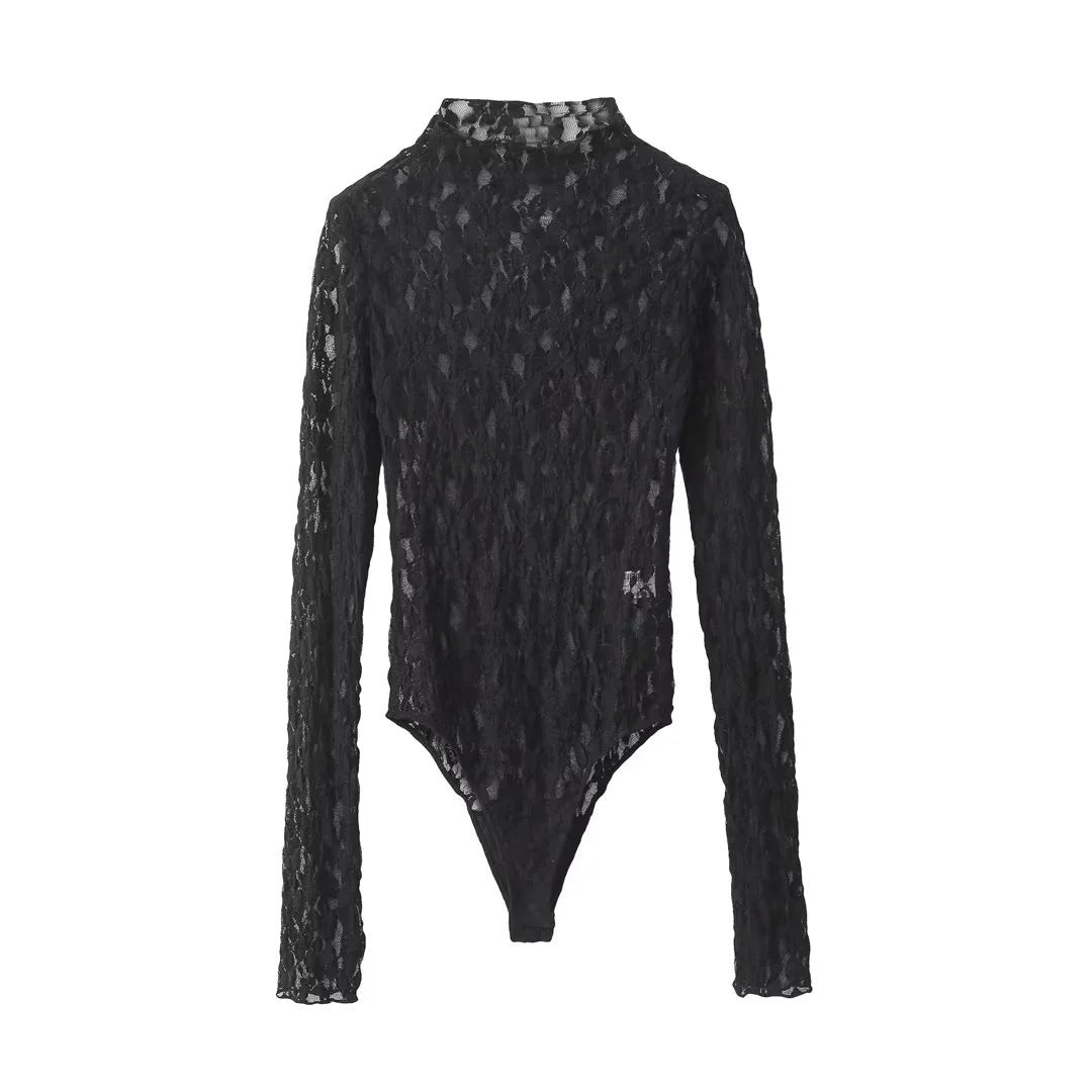 Sexy Jumpsuit Lace Pants Suit For Women