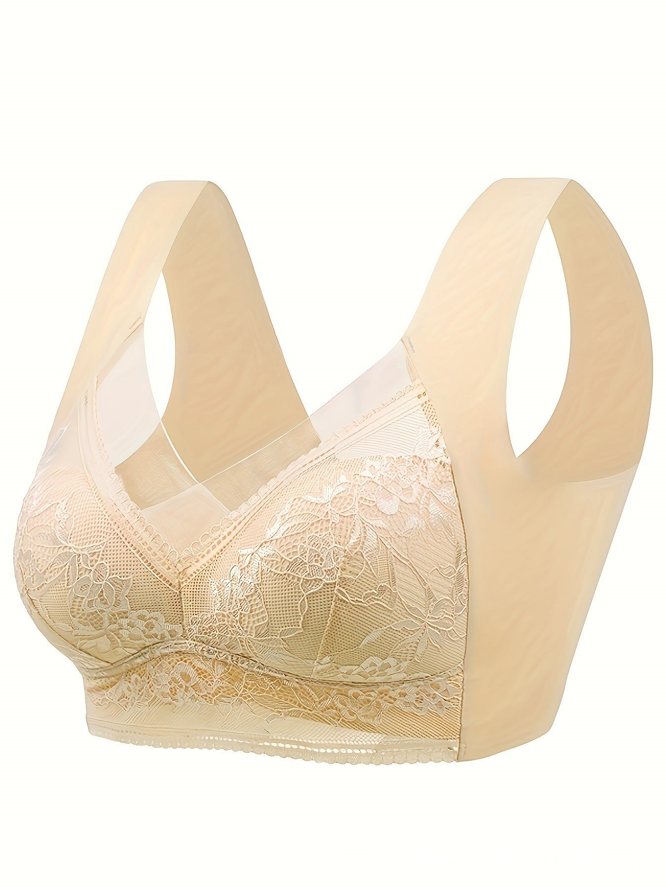 Seamless Wireless Lace Bralette Bra Women's Fashion Personalized Vest Lace Bra