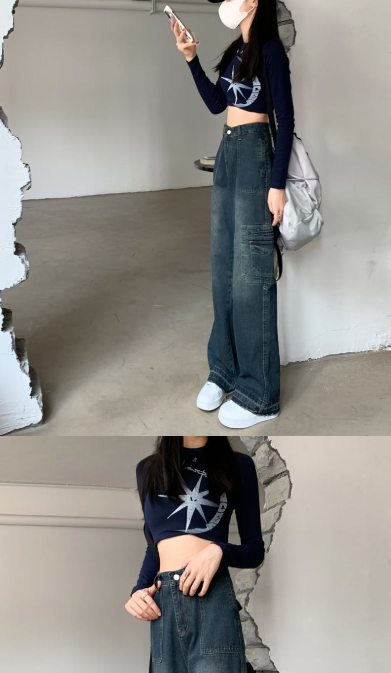 Fashionable Retro Jeans For Women
