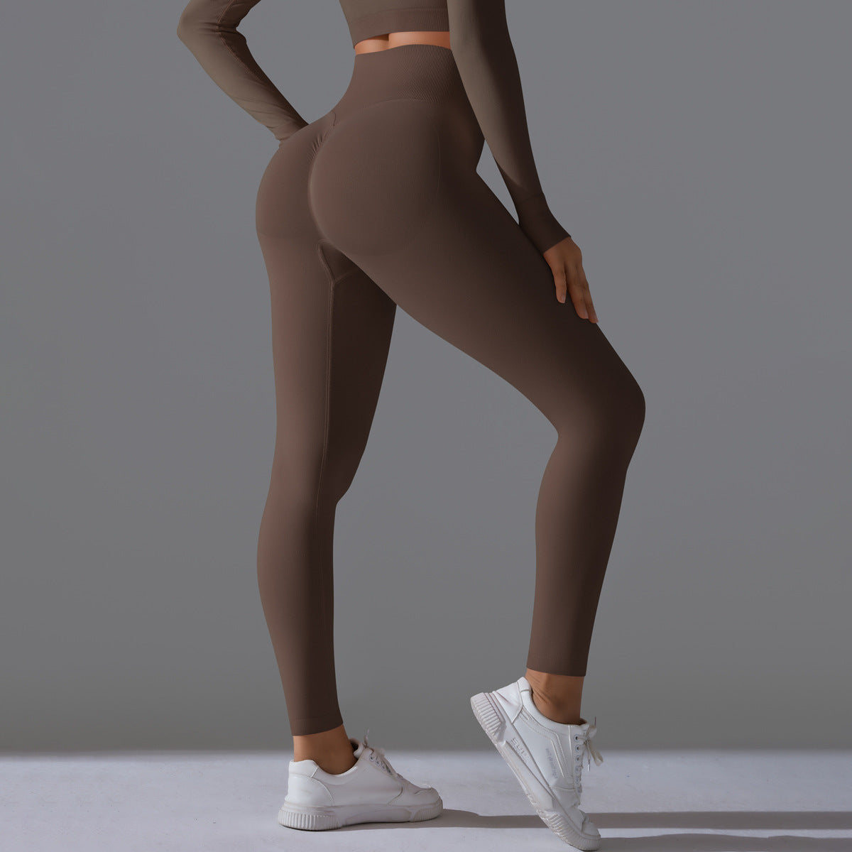 Sculpted Seamless Scrunch Leggings – Bold Fit, Maximum Curve Seamless High Waist Nude Feel Yoga Pants Female Slim Fit Fitness Pants