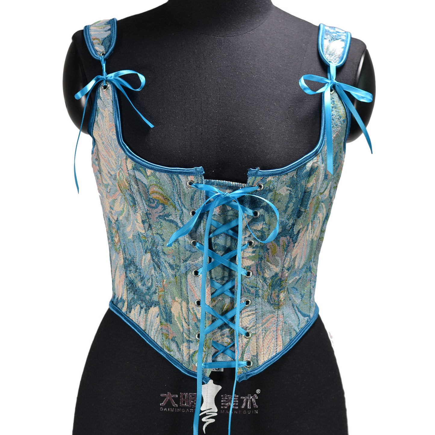 Fairy core / Princess Core Floral Over bust Corset Fashion French Strap Vest Women's Top