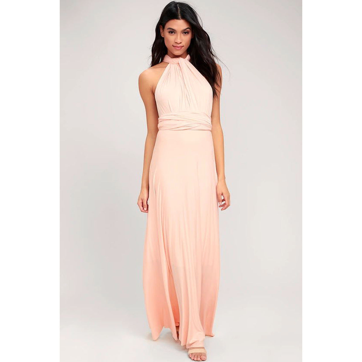 Sexy Long Party Dress Club Floor-Length Summer Backless Bandage Maxi Dress Multiway Bridesmaids Boho Women's