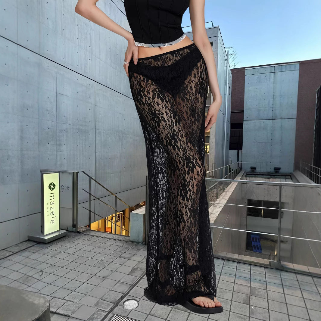 Fashion Personality Lace Slim Fit Skirt For Women