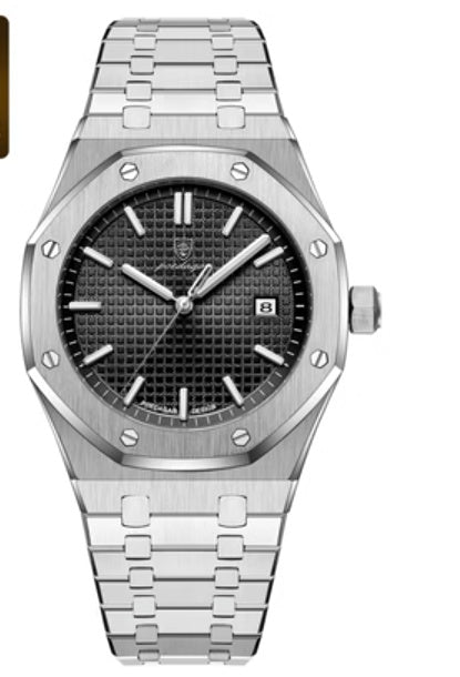 Elegant Analog Wristwatch with Date Display for Men & Women Waterproof Fashion Business Trend Luminous Calendar Watch