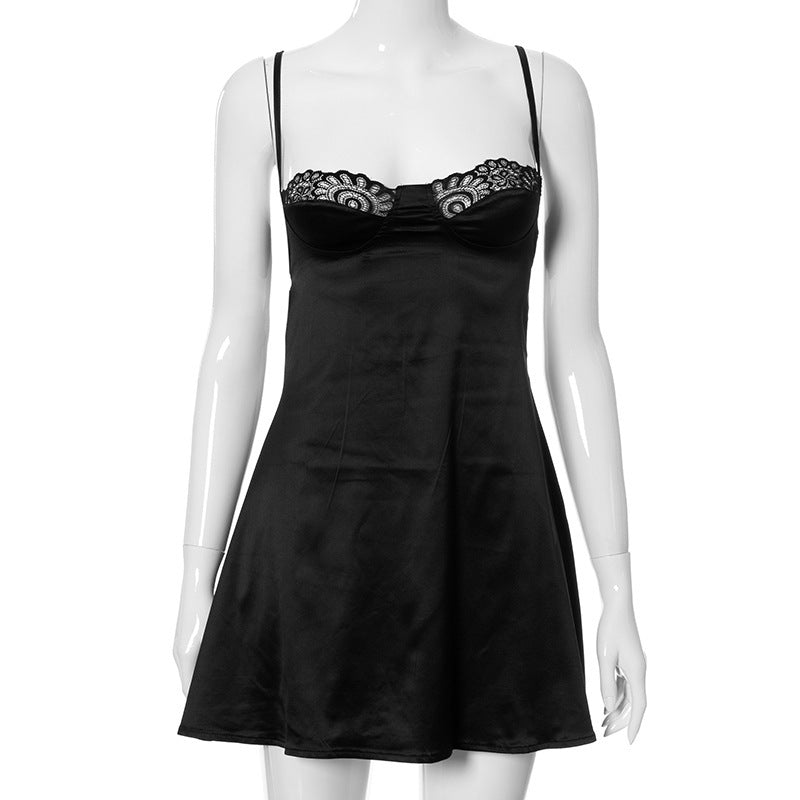 Women's Lace Casual Short Dress