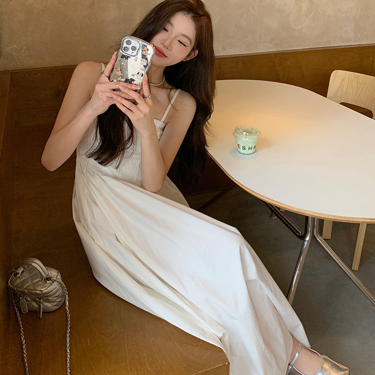 Temperament Waist-slimming Resort Style Dress