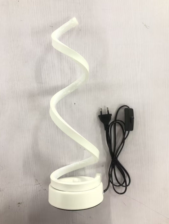 Modern Spiral LED Table Lamp, Dimmable Desk Light with Unique Design Table lamp