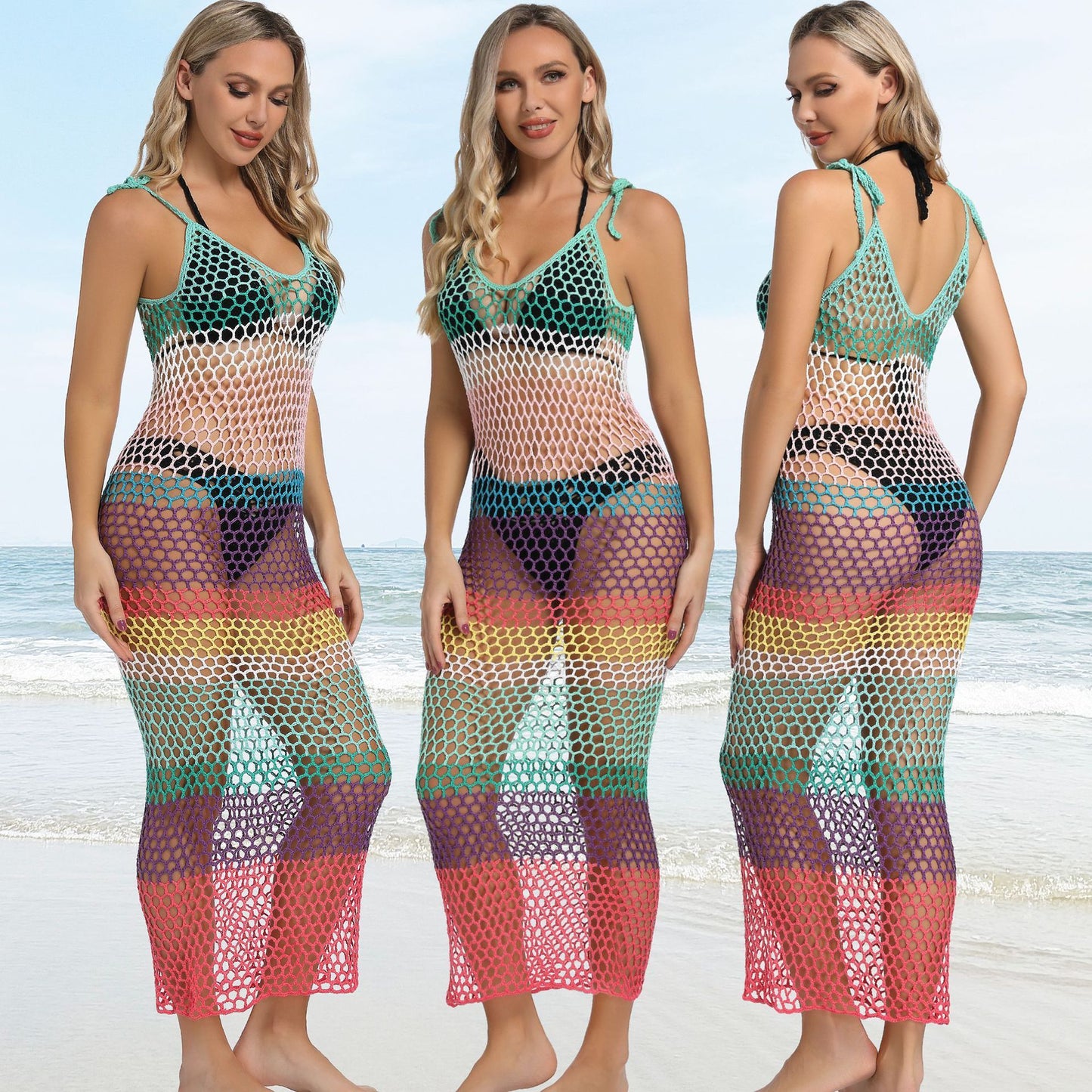 Handmade Crochet Beach Wedding Swimsuit Bikini Cover Up