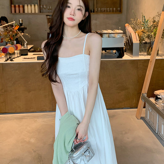 Temperament Waist-slimming Resort Style Dress