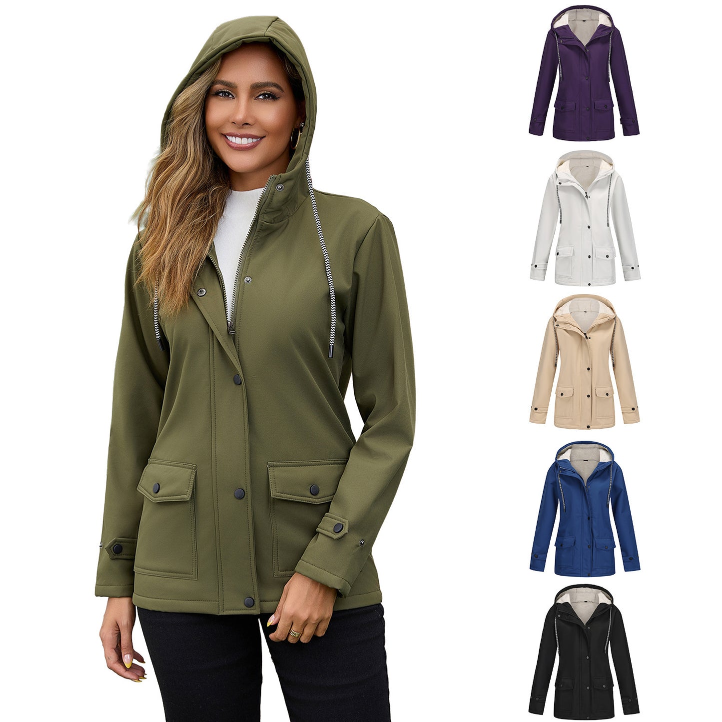 Anorak Composite Fleece-lined Waterproof Jacket