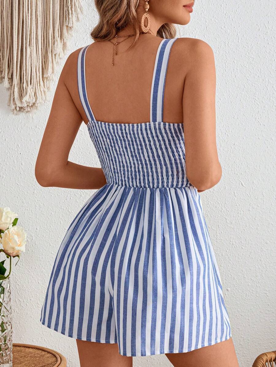 Holiday Solid Color Hollow Twist Knot Jumpsuit For Women's