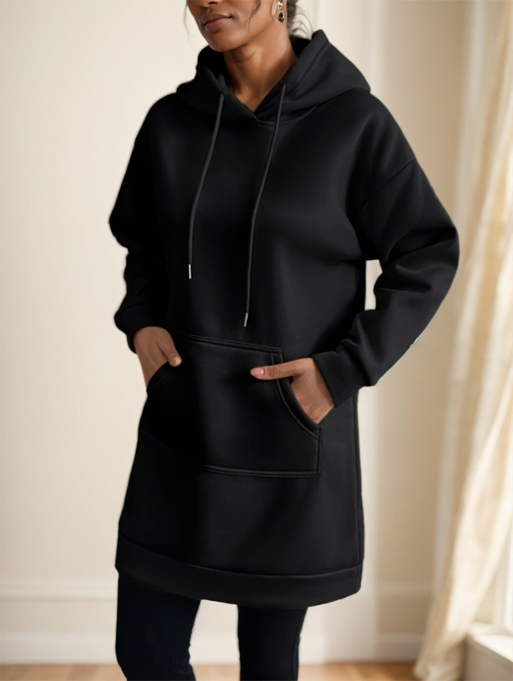 Casual Oversize Hooded Dress
