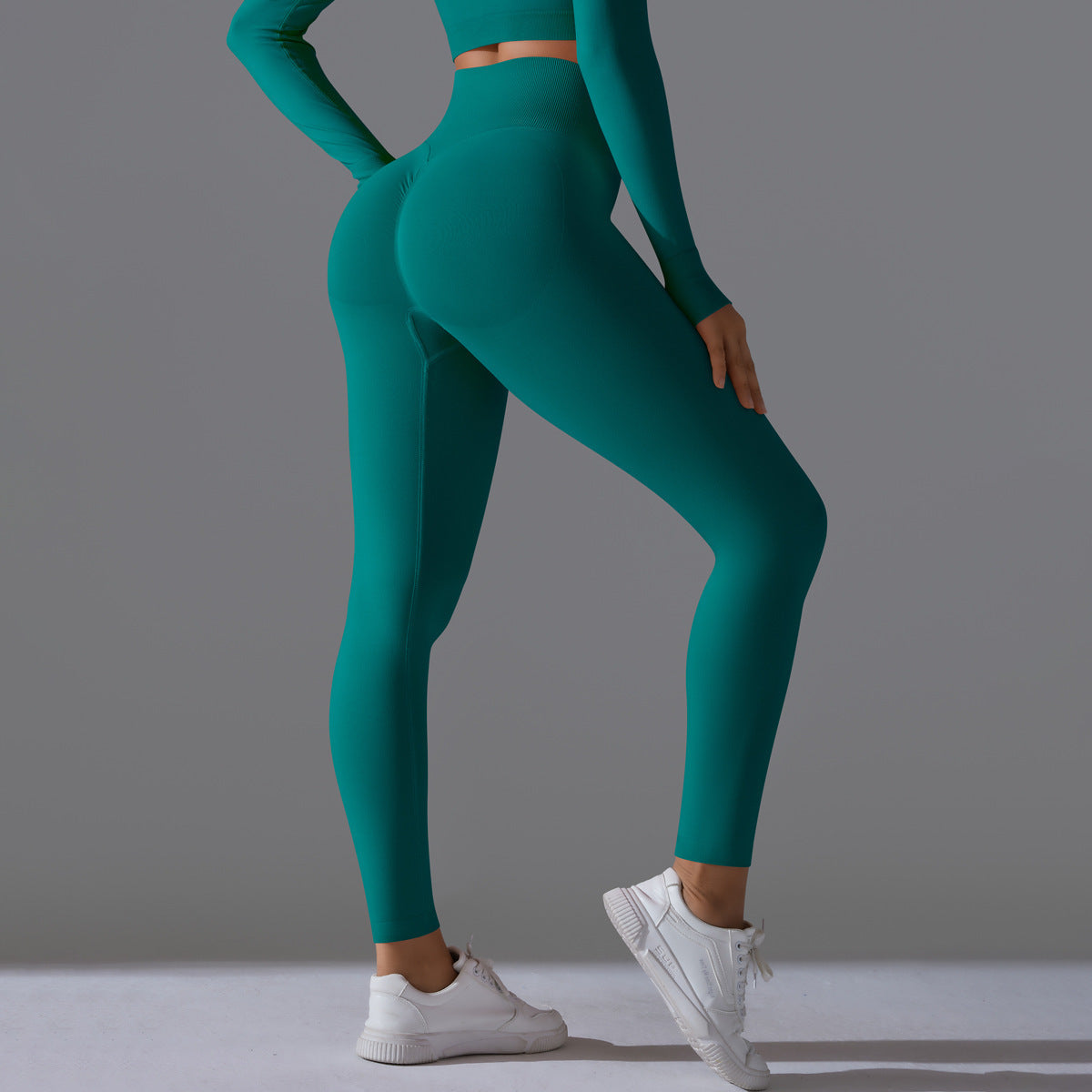 Sculpted Seamless Scrunch Leggings – Bold Fit, Maximum Curve Seamless High Waist Nude Feel Yoga Pants Female Slim Fit Fitness Pants