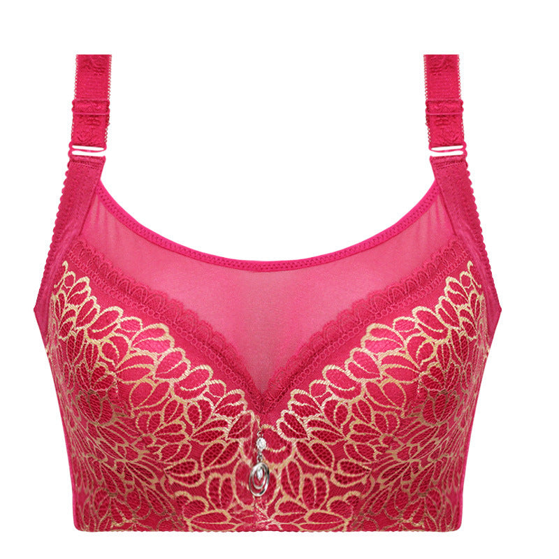 Front Closure Lace Wireless Bralette / Bra Large Size Bra Large Cup Underwear