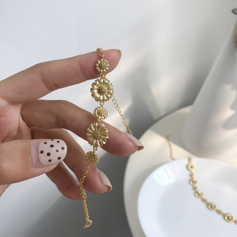 minimal Golden Bracelet for womens