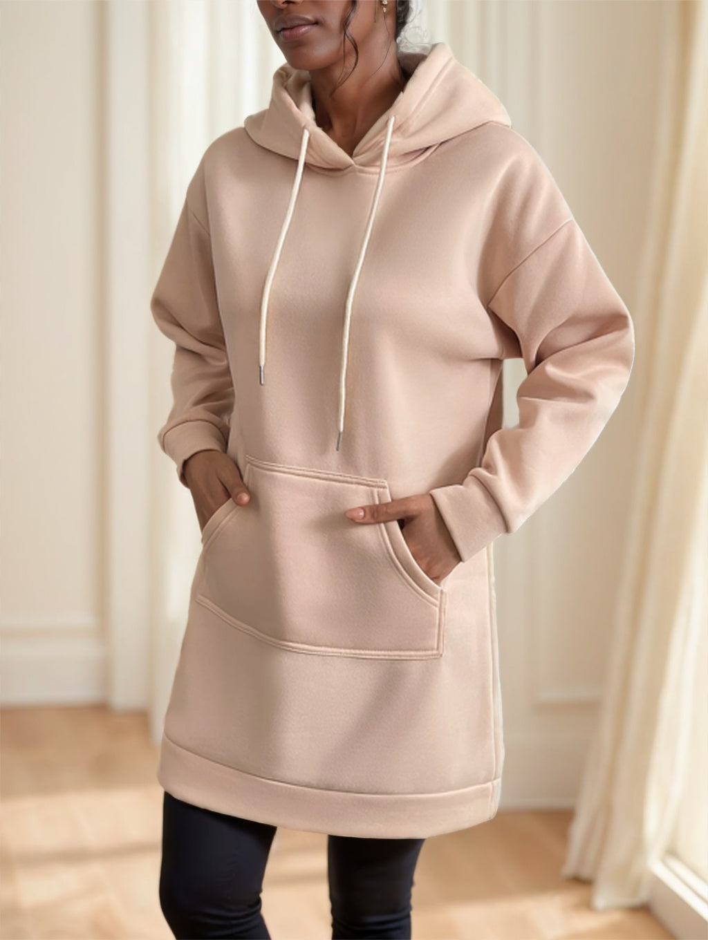 Casual Oversize Hooded Dress